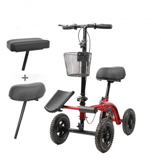 Steerable Seated Knee Scooter